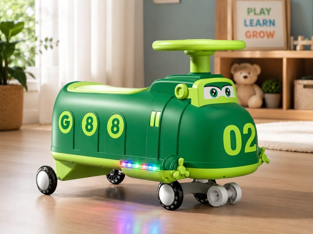 Helicopter Rapid Kids Ride-On Toy | Baby Push Car & Musical Ride-On Vehicle