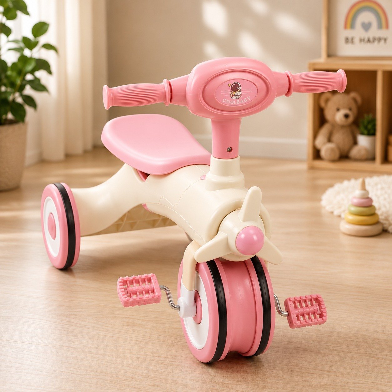 Helicopter Tricycle for Kids | Baby Ride-On Push Tricycle
