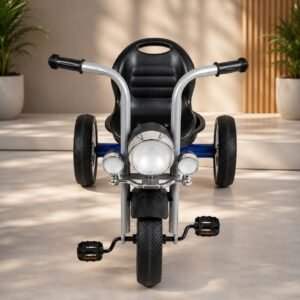 Classic Kids Tricycle with Motorcycle Style Front Lamp | Premium Toddler Ride-On Tricycle for Boys & Girls