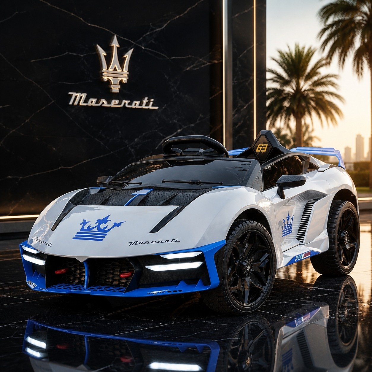 Sports Maserati Kids Electric Ride-On Car | Luxury Sports Car for Kids