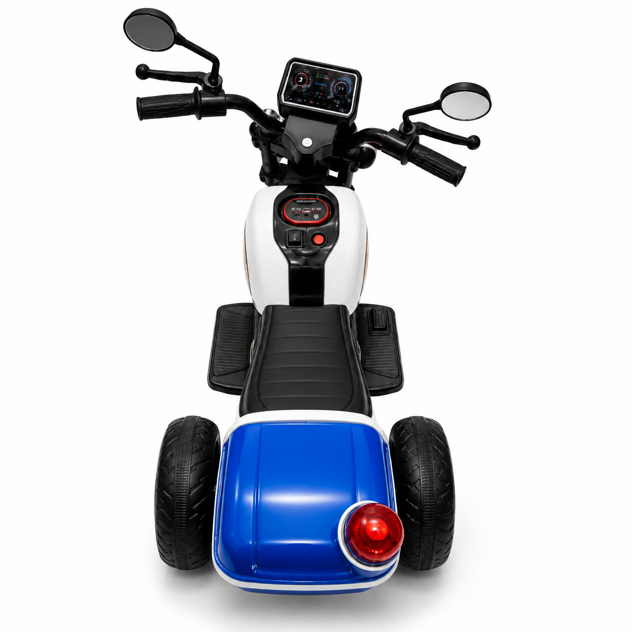 Traffic Police Kids Electric Ride-On Bike | 3-Wheel Battery Powered Police Motorcycle with LED Light & Siren