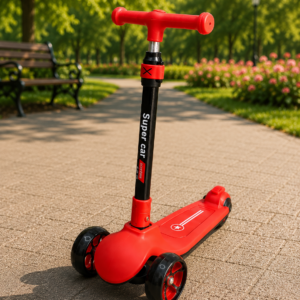 Premium 3-Wheel Kids Scooter with Adjustable Handlebar | Foldable Kick Scooter for Boys & Girls
