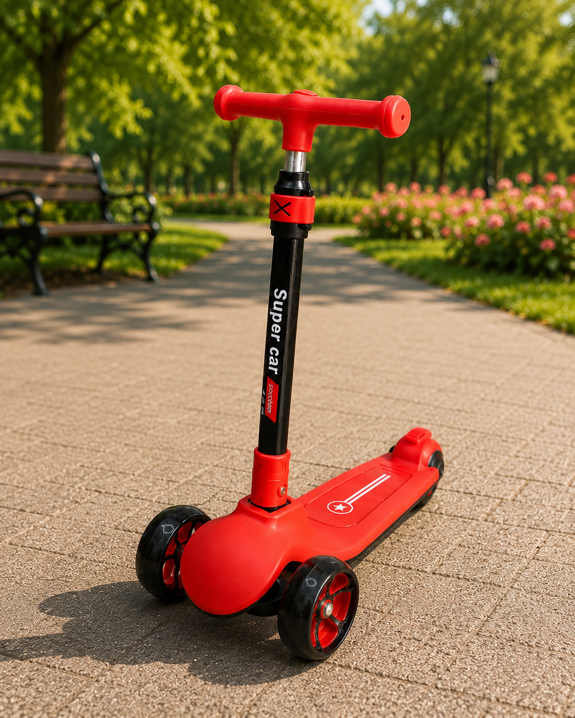 Premium 3-Wheel Kids Scooter with Adjustable Handlebar | Foldable Kick Scooter for Boys & Girls