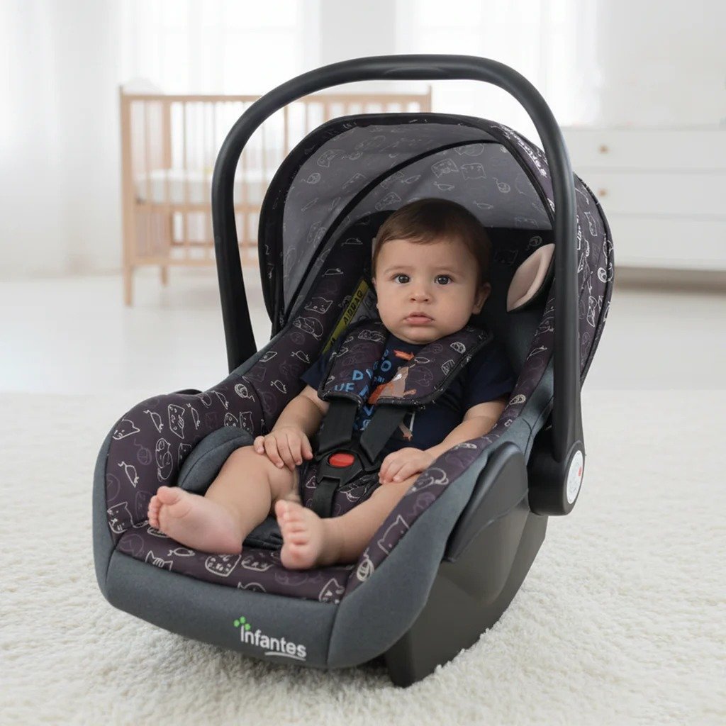 Infantes Baby Car Seat Carrier with Adjustable Handle