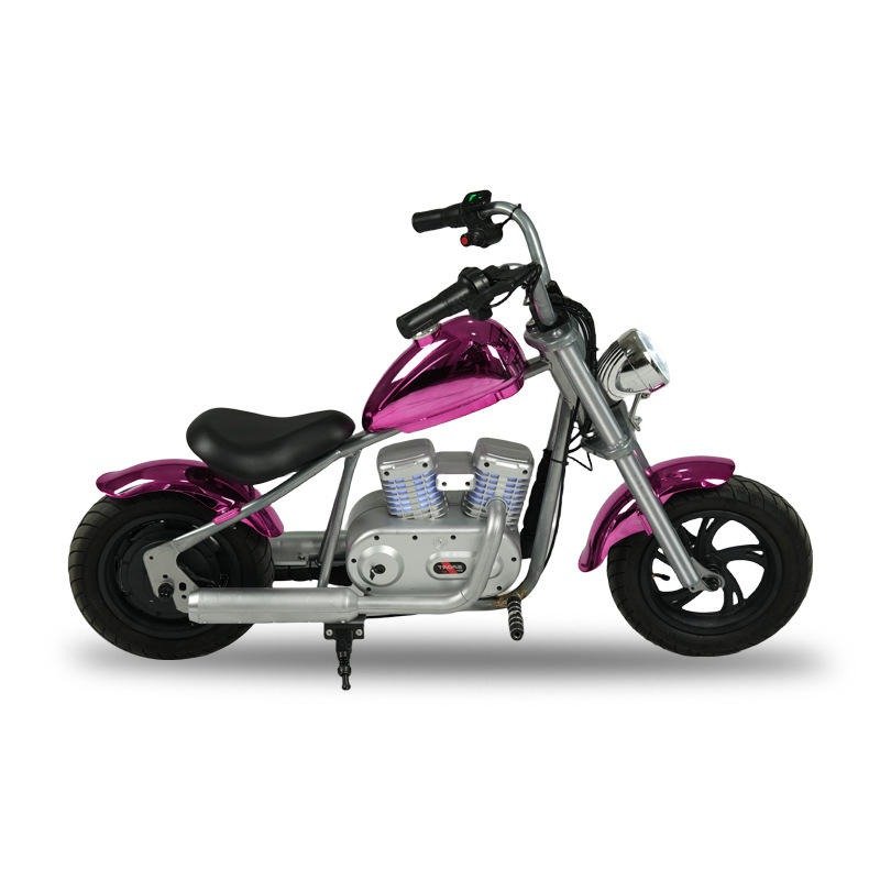 Metal Harley Kids Electric Ride-On Motorcycle 12V Rechargeable – Kids Electric Bike with LED Lights thumbnail 3