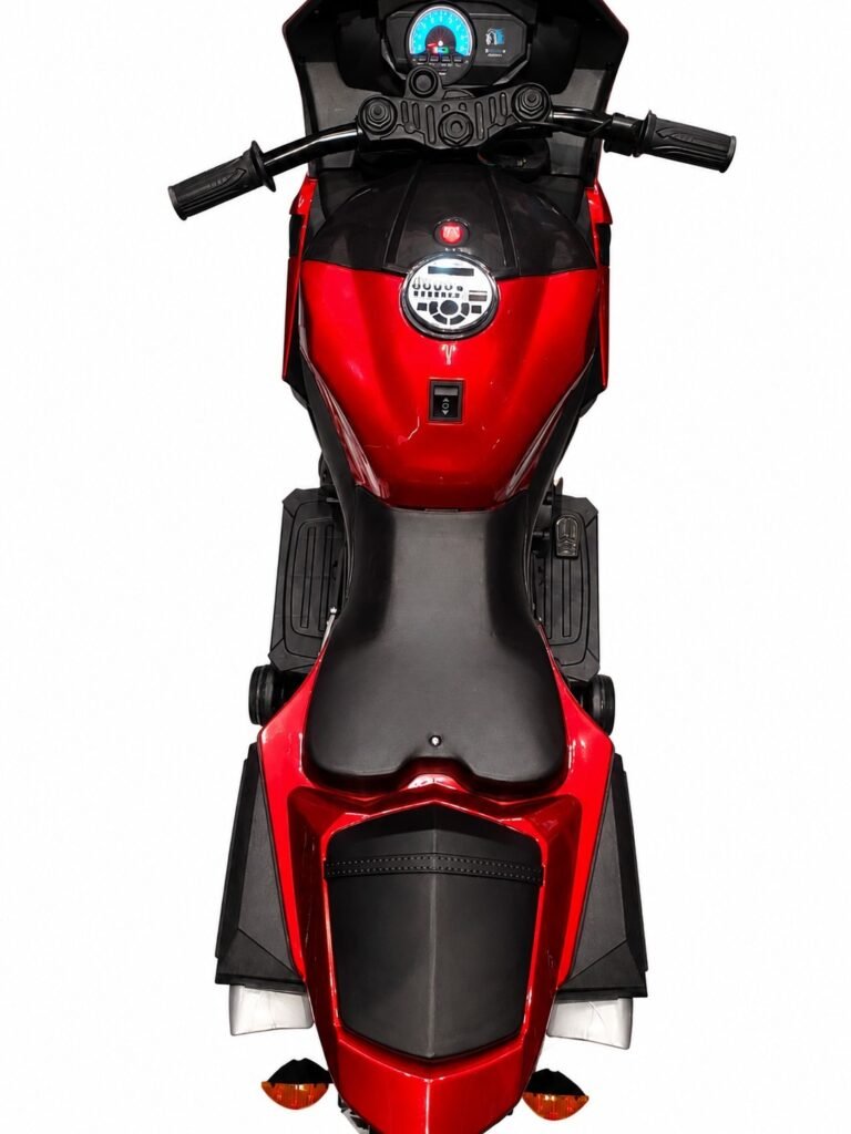 Kawasaki R1000 Kids Electric Ride-On Motorcycle – 12V Rechargeable Kids Bike with LED Lights | Red thumbnail 2