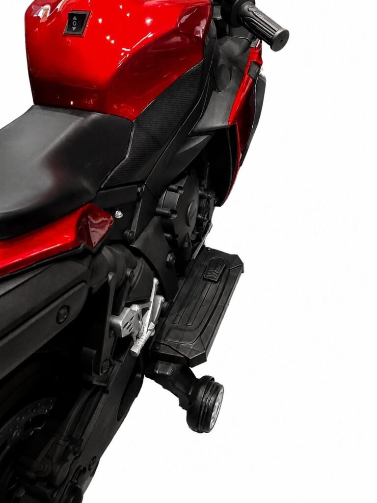 Kawasaki R1000 Kids Electric Ride-On Motorcycle – 12V Rechargeable Kids Bike with LED Lights | Red thumbnail 4