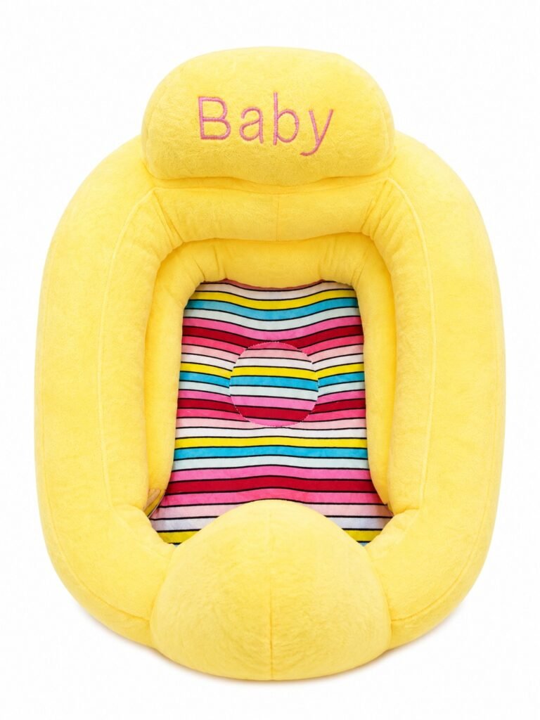 Baby New Style Stuffed Floor Seat Sofa Infant Support Seat with Easy Carry Learning Sitting for Pillow Chair thumbnail 4