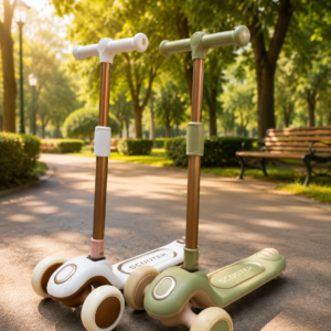 3 Wheel Kids Scooter for Boys & Girls | Adjustable T-Bar Toddler Scooter with Wide Non-Slip Deck, Smooth Rolling Wheels & Stylish Lightweight Design