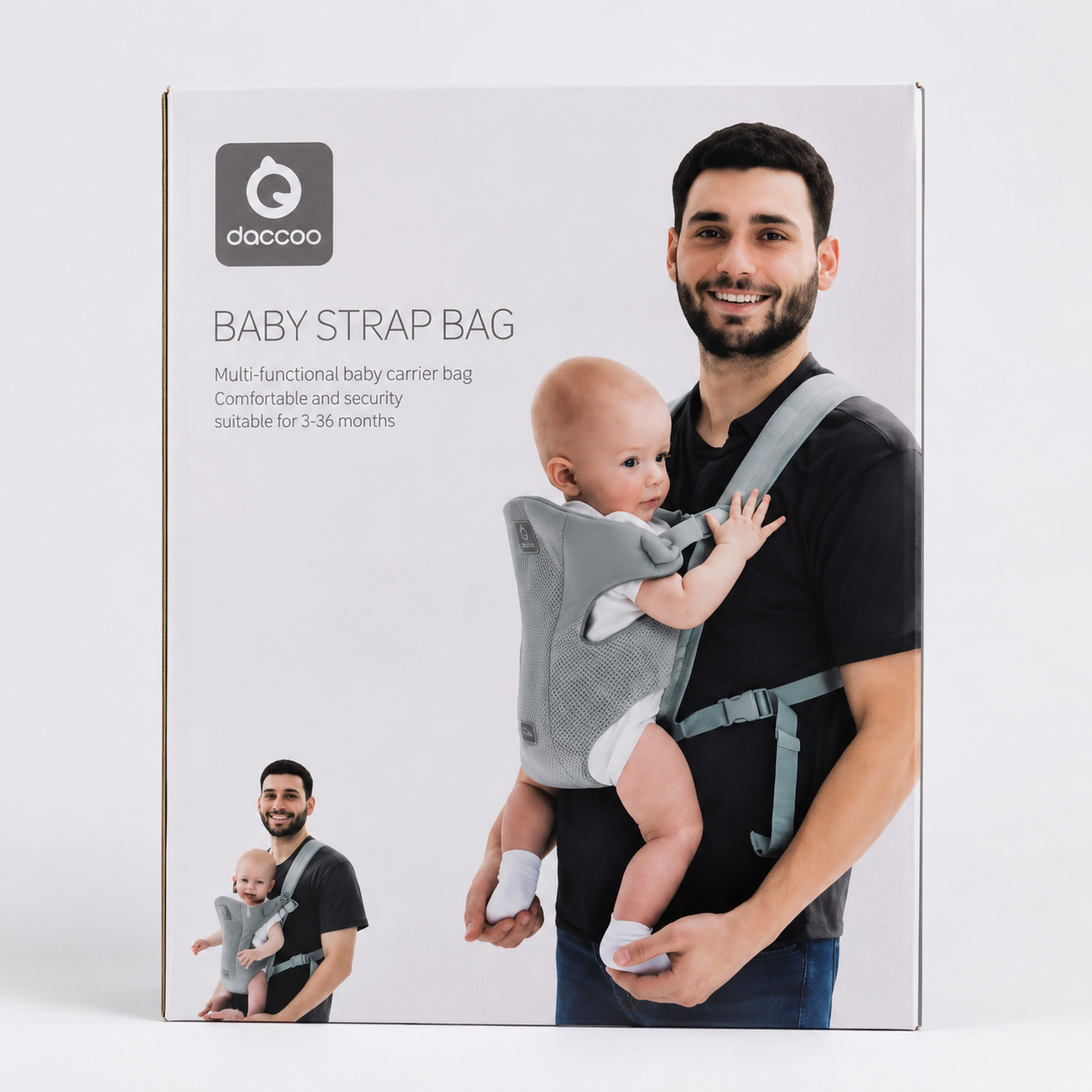 Adjustable Baby Carrier Strap Bag | Ergonomic Infant Front Carrier | Soft & Breathable Baby Sling for Newborns & Toddlers
