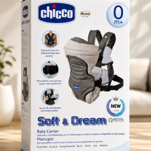 Chicco Soft & Dream Baby Carrier 0M+ | Adjustable & Comfortable Front Baby Carrier | Grey