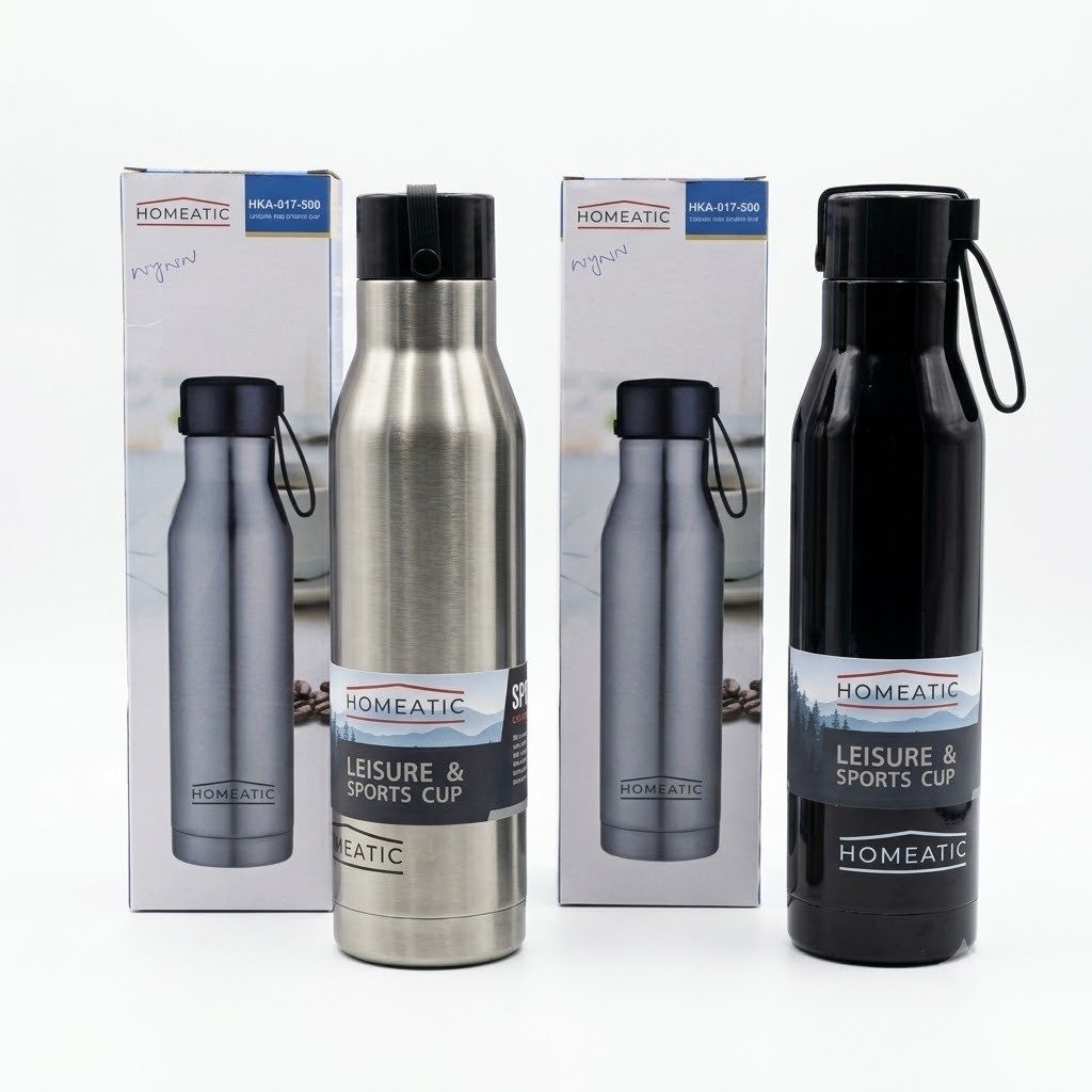 Premium stainless steel homeatic water bottle
