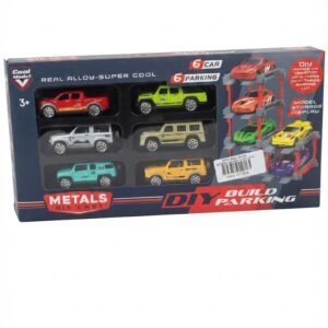 6 parking model cars