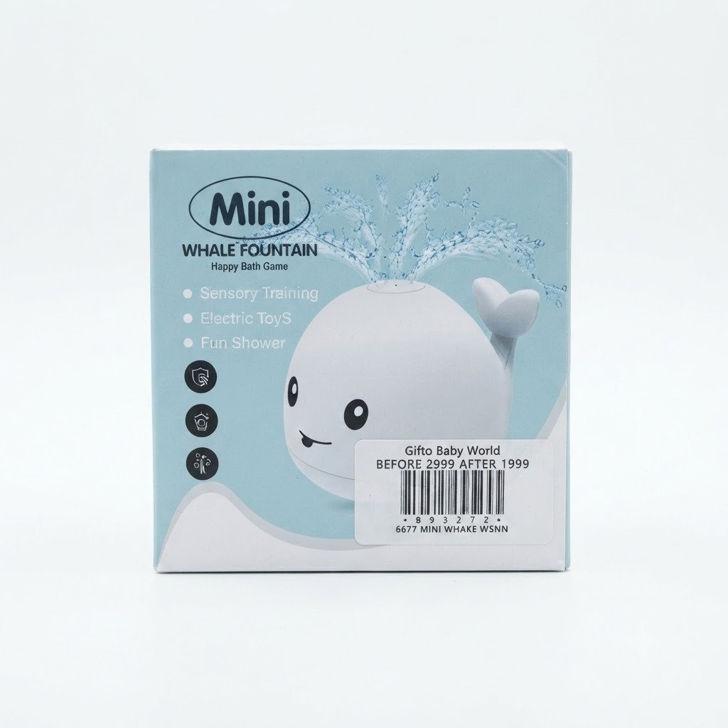 Mini whale fountain