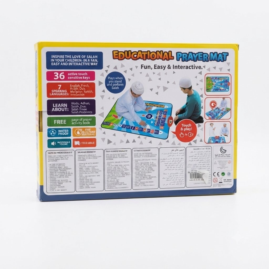 Educational prayer mat