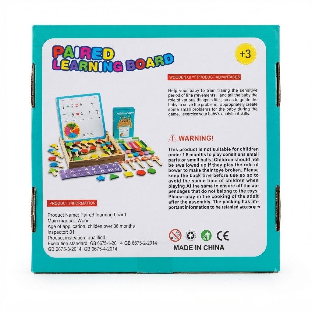Paired learning board