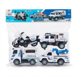 Police cars.