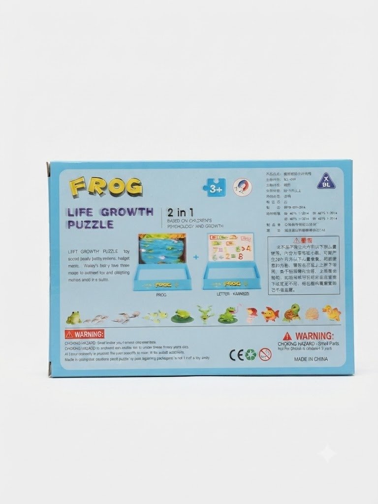 Frog life growth puzzle