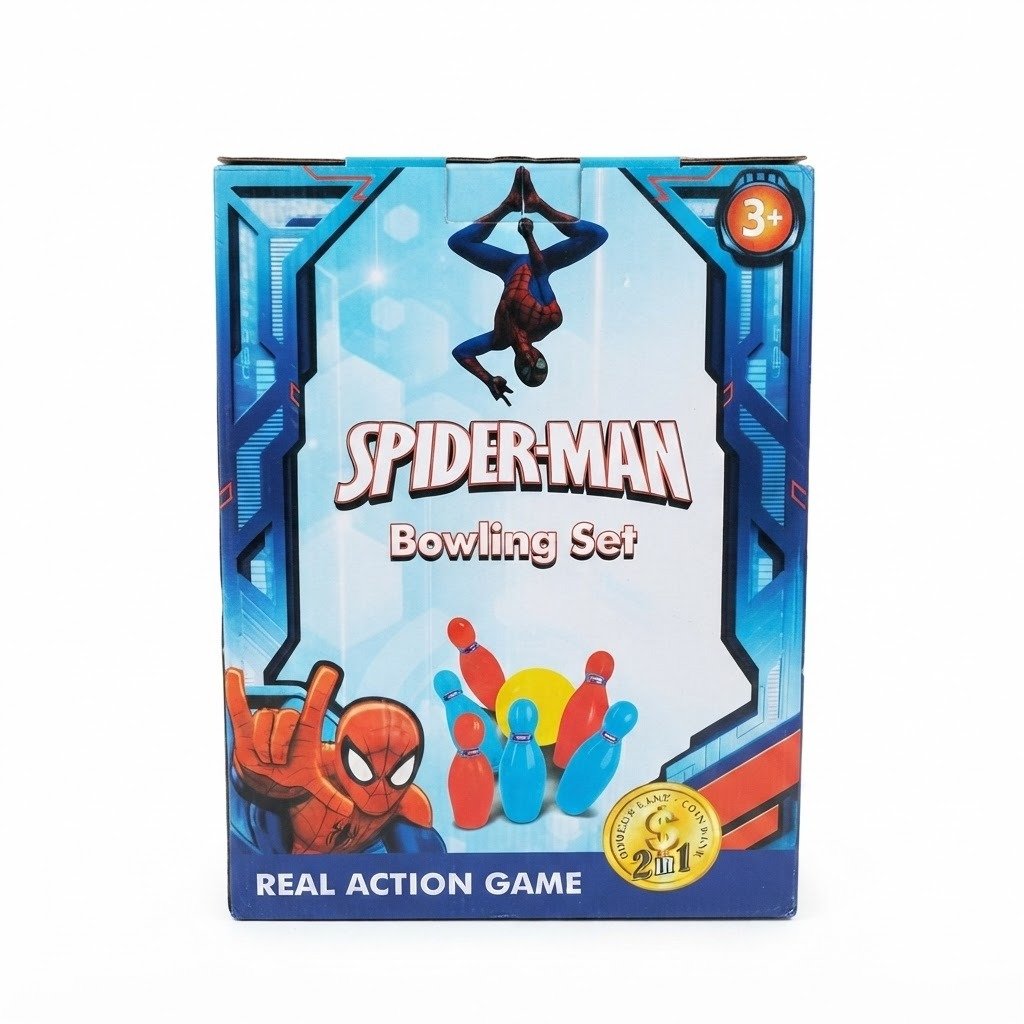 Spider man bowling set.