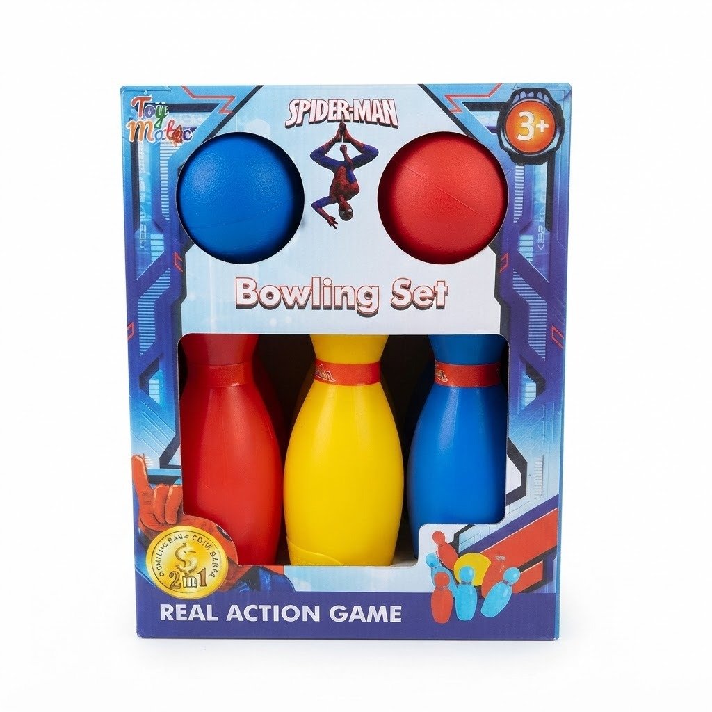 Spider man bowling set.