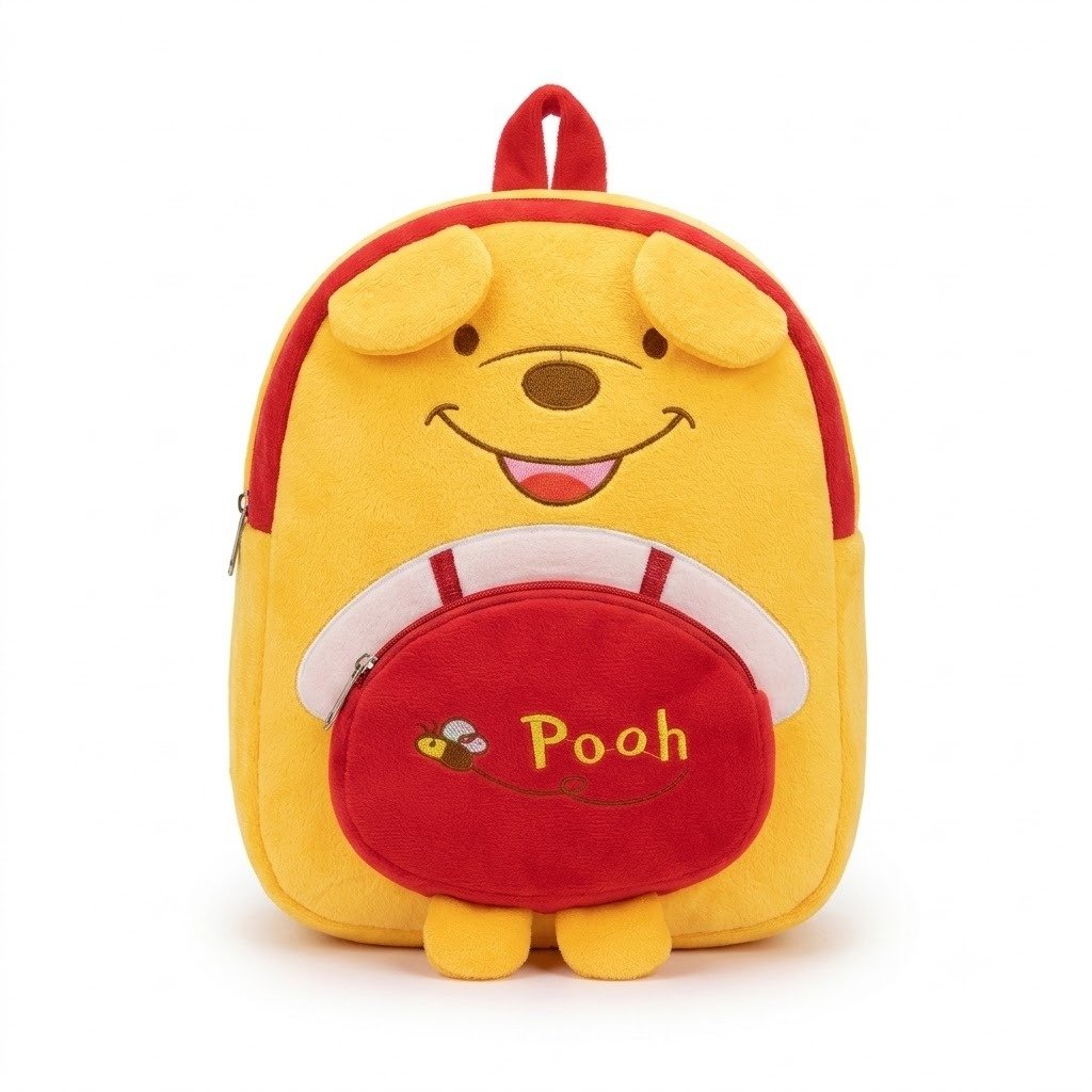 fluffy cartoons bagpack