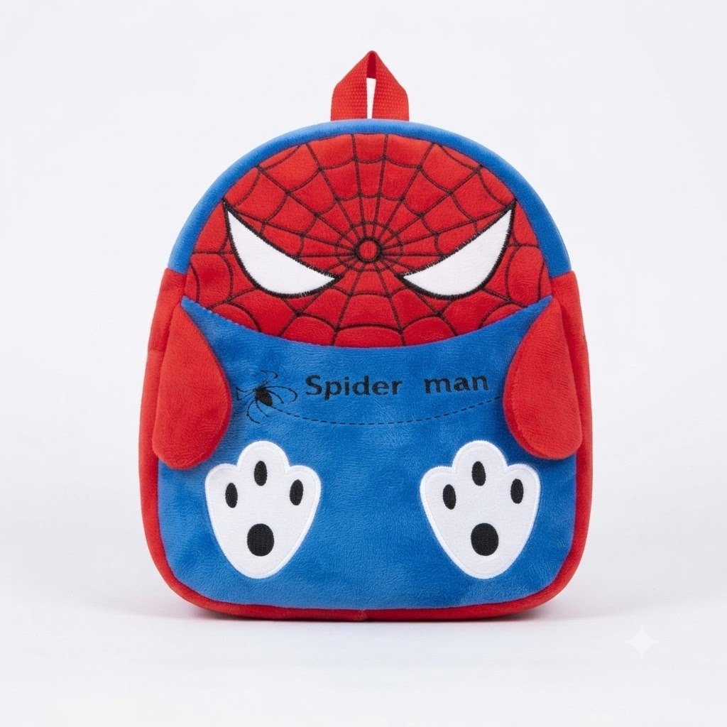 fluffy cartoons bagpack