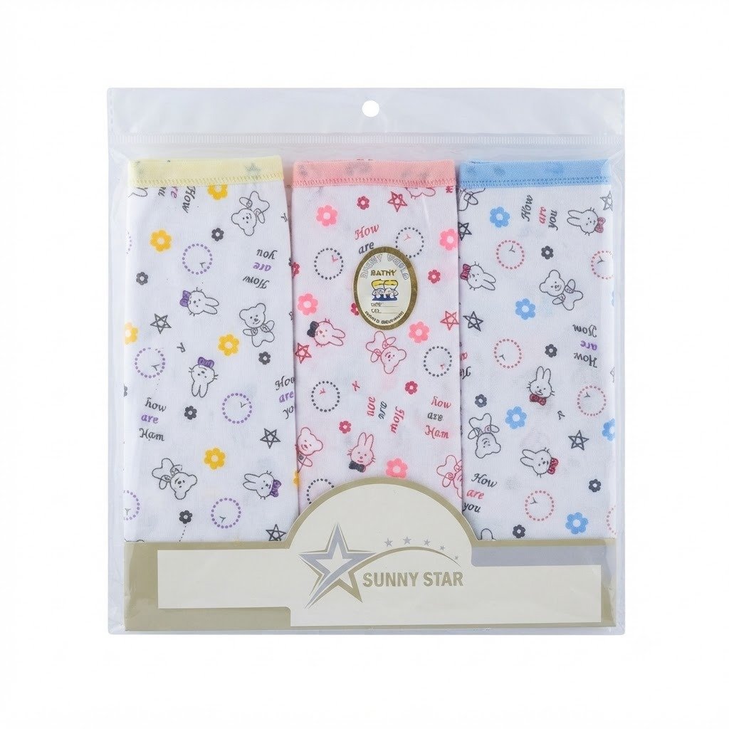 baby face towel pack of 3