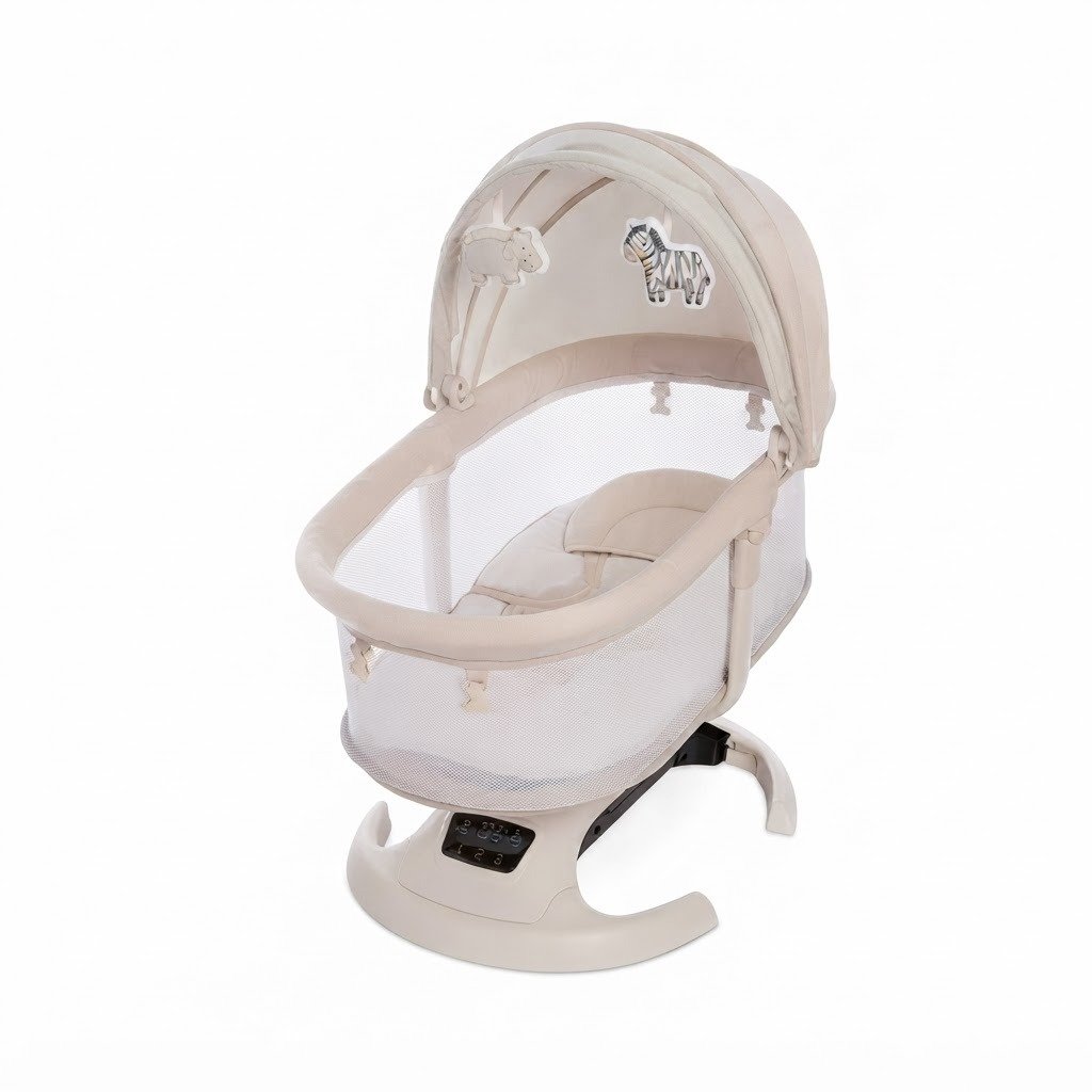 Mastela InfiniGrow Cradle Electric Baby Swing | Automatic Rocking Bassinet with Music, Timer & Remote Control for Newborns thumbnail 2