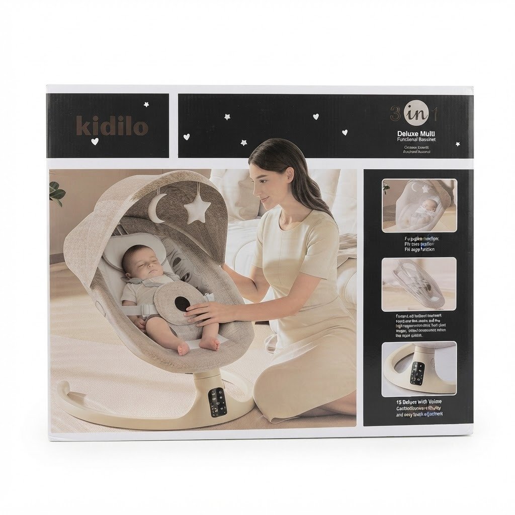 Deluxe multifunction bessinet electric swing