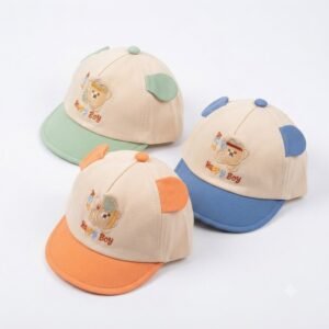 cotton cartoon bear baseball caps