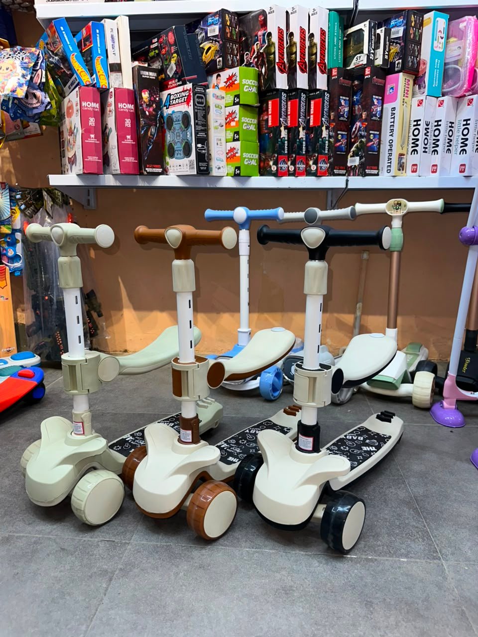Kids LED Light 3-Wheel Kick Scooter | Adjustable Height Lean-to-Steer Scooter