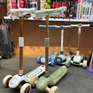 Kids LED Light 3-Wheel Kick Scooter | Adjustable Height Lean-to-Steer Scooter