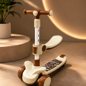 Kids LED Light 3-Wheel Kick Scooter | Adjustable Height Lean-to-Steer Scooter