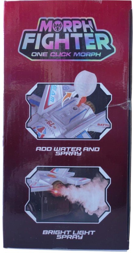 2-in-1 Transforming Aircraft Robot Toy with Remote Control | Kids Robot & Fighter Plane.  (GBW-358-2) thumbnail 4