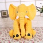 Large Yellow Elephant Plush Toy – Soft and Cuddly Stuffed Animal for Kids thumbnail 2
