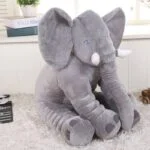 Grey Elephant Plush Toy – Soft and Cuddly Stuffed Animal for Kids thumbnail 2