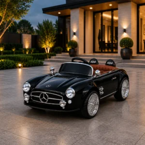 Luxury Mercedes Style Electric Ride-On Car for Kids – Premium Mini Sports Car