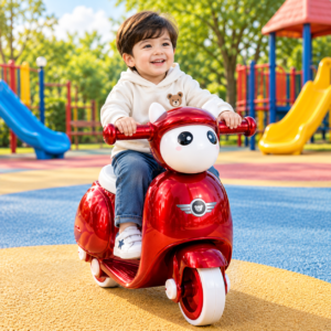 Kids Ride-On Scooter Toy for Toddlers, Cute Cartoon Design with Comfortable Seat & Easy-Grip Handlebar