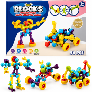 56-Piece, Robot, Building Blocks