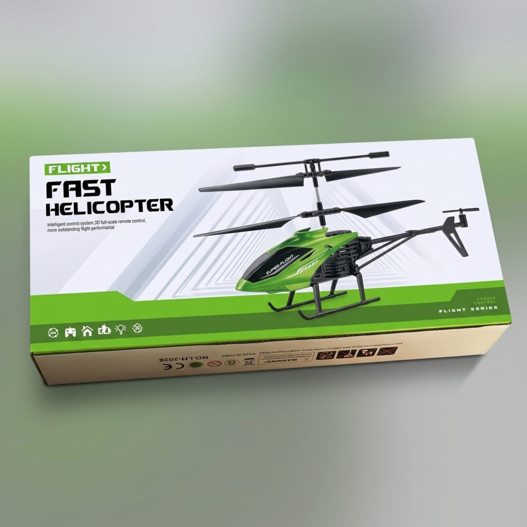 Fast Remote Control Helicopter Toy with Gyroscope & LED Light   (GBW-lh -2026)
