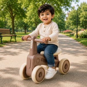 Kids Ride On Balance Tricycle Baby Bike | 3 Wheel Toddler Push Bike with Comfortable Seat | Boys & Girls
