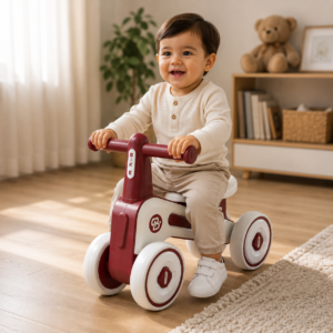 Kids Ride-On Tricycle Baby Bike with 3 Wheels | Comfortable Seat & Easy Grip Handle | Toddler Bicycle for Boys & Girls