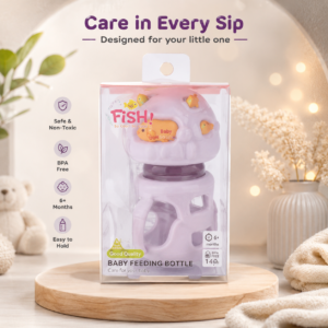 Cute Fish Design Baby Feeding Bottle | Easy Grip Baby Bottle | BPA Free Feeding Bottle