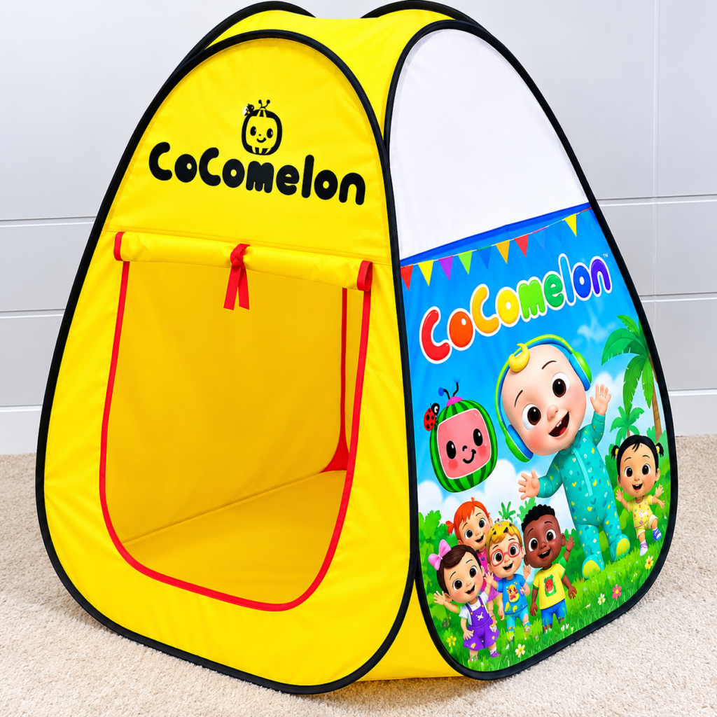 CoComelon Kids Play Tent House – Indoor & Outdoor Pop-Up Tent for Kids   (GBW-5008A) thumbnail 3