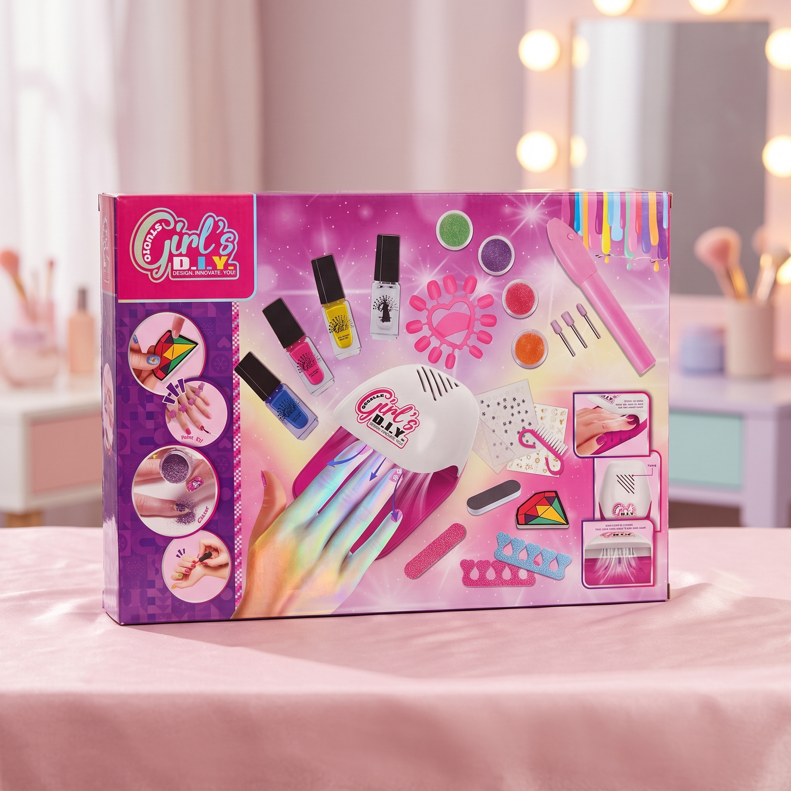 Deluxe Nail Art Salon Set – Gifto Baby World (GBW-666-13)