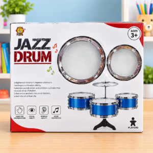 Kids Drum Set Musical Toy – 5-Piece Drum Kit with Cymbal | Educational Musical Instrument Toy for Boys & Girls 3+ (GBW-0809T)