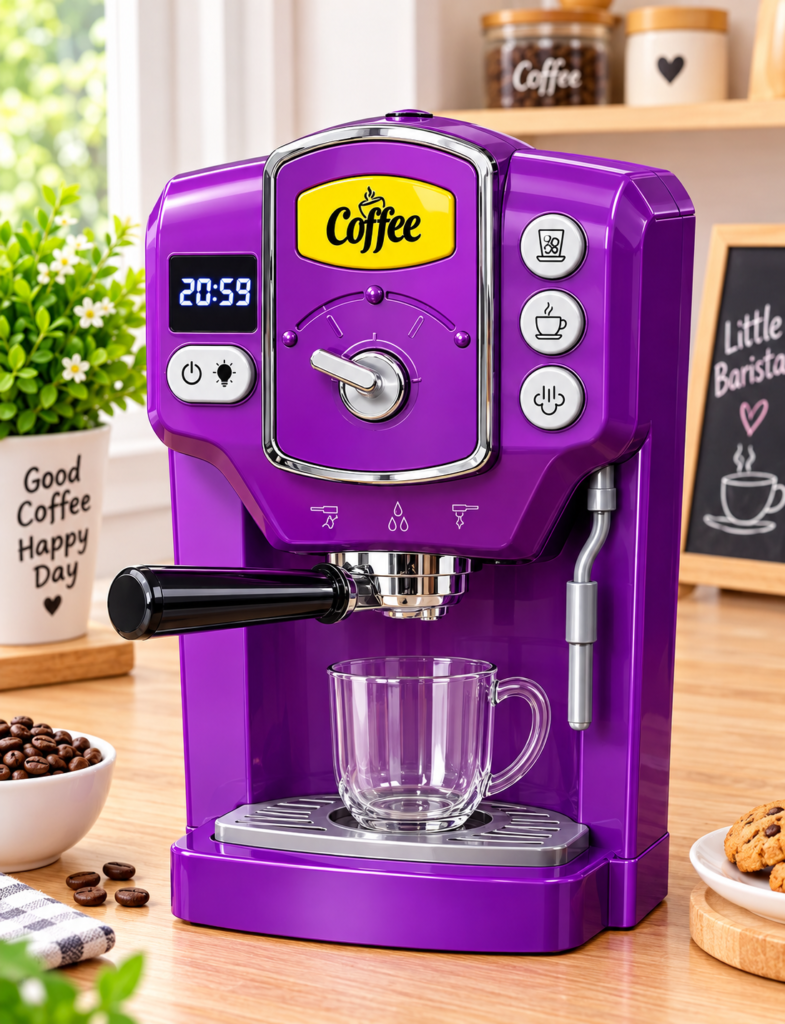 LIDUO Kids Coffee Maker Toy – Pretend Play Coffee Machine for Kids 3+    (GBW-96038) thumbnail 3