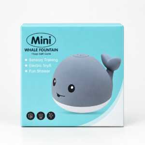 Mini Whale Fountain Bath Toy for Kids – Electric Water Spray Whale Bath Game  (GBW-6677)
