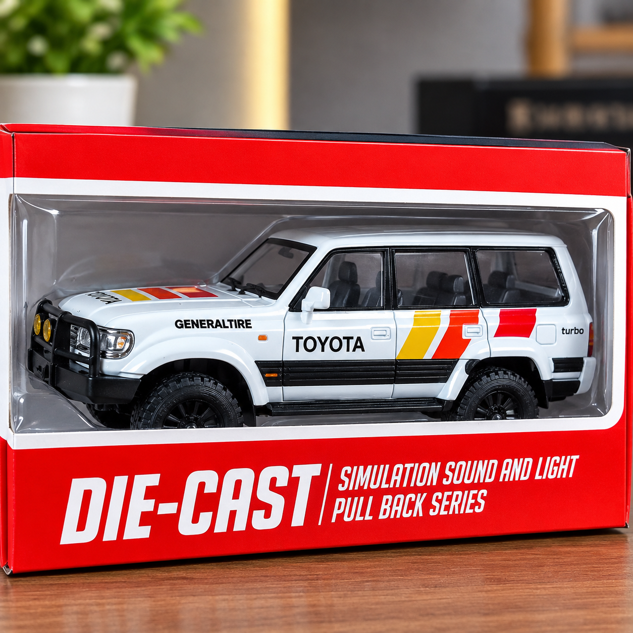Die-Cast Toyota Land Cruiser SUV Toy Car (GBW-CZ609)
