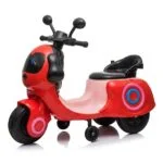 Kids Electric Ride-On Scooter – Red and Pink Battery Powered Tricycle with LED Lights thumbnail 2